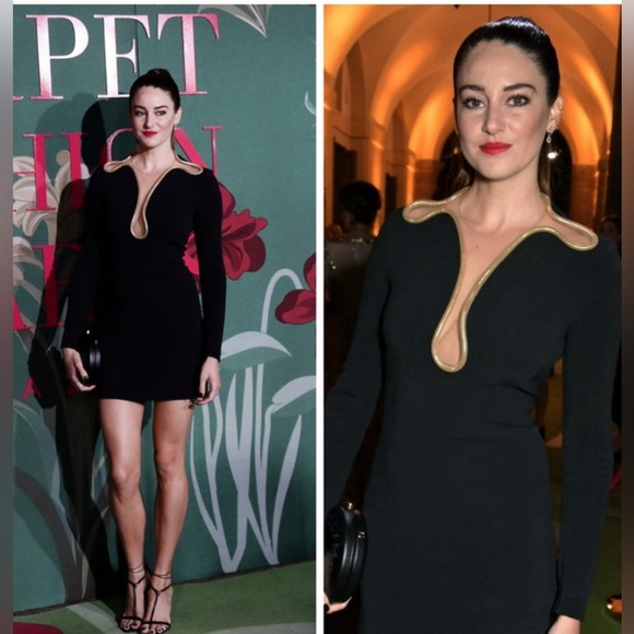 STELLA MCCARTNEY Isabela Gold Chain Mini Dress Black IT40 US4 Cocktail $3200-50%